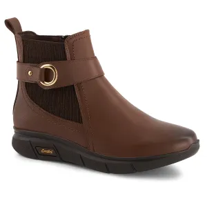 Andrea Leather Booties, Ultra Comfort 84745
