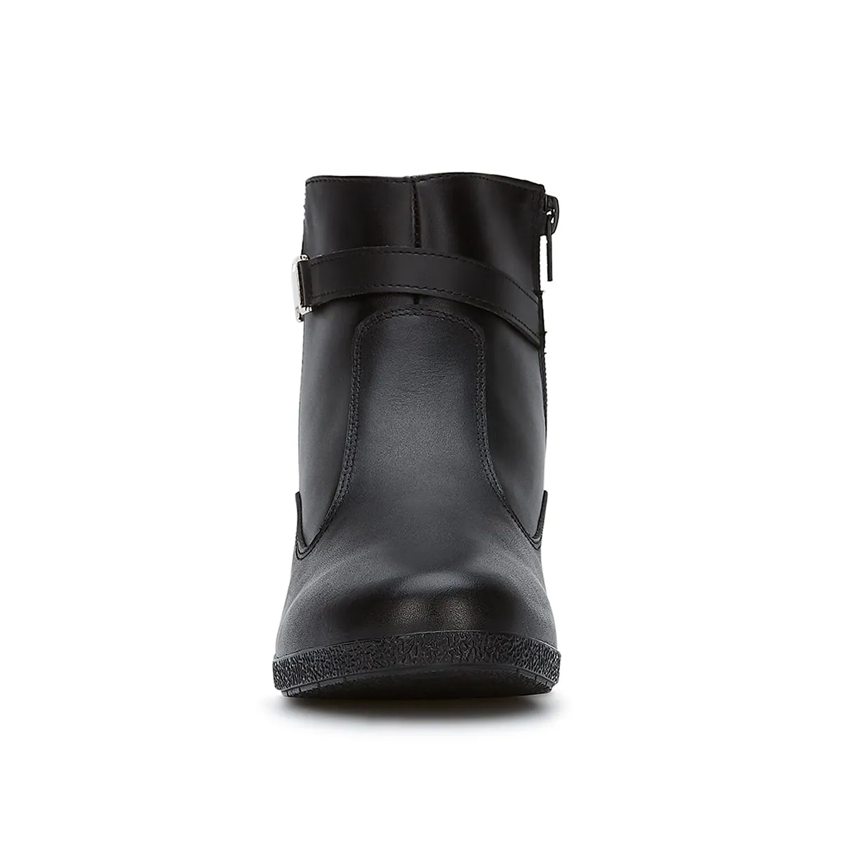 Andrea Wedge Leather Booties 36143