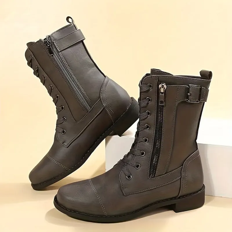 Anna | Orthopedic booties with side zip