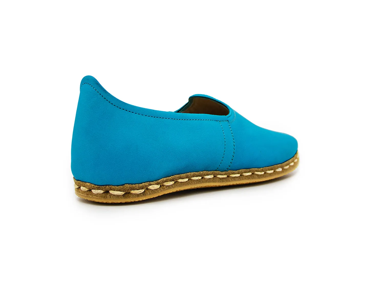 Aqua Leather Loafers