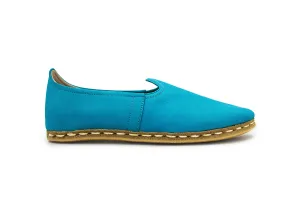 Aqua Leather Loafers