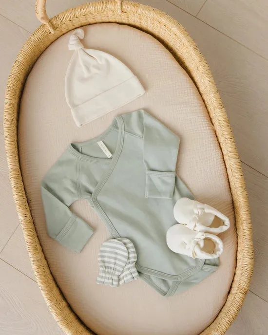 Baby Booties || Natural - NATURAL | Quincy Mae