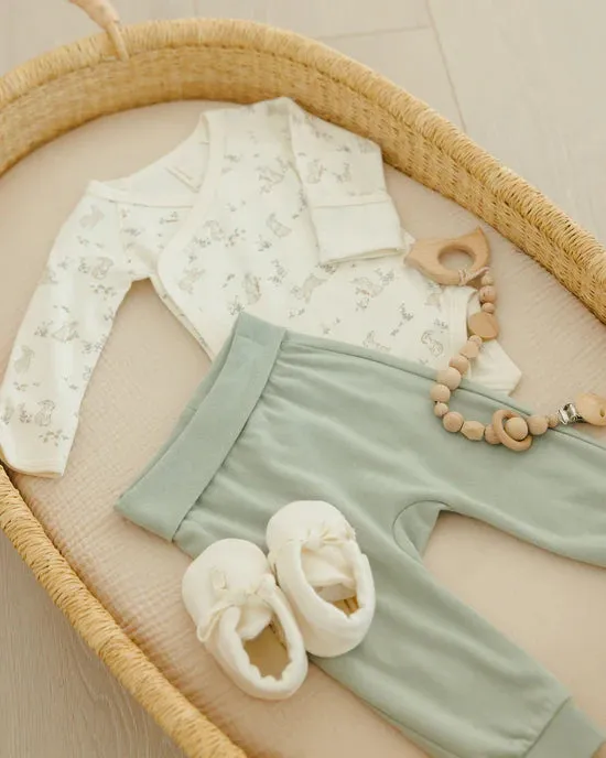 Baby Booties || Natural - NATURAL | Quincy Mae