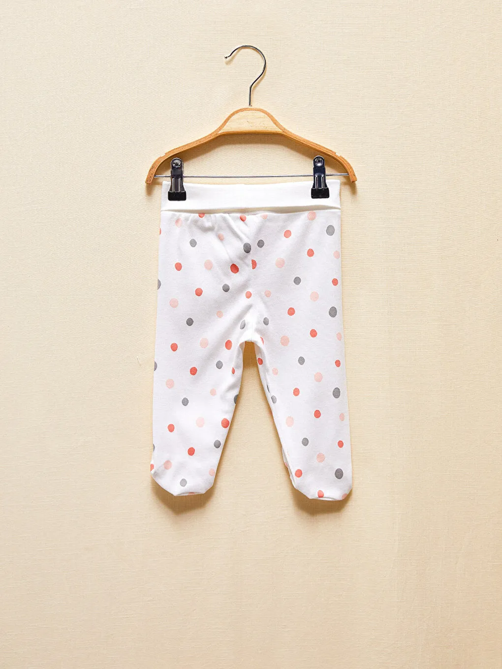 Baby Girl Organic Pajama Bottom with Socks, 2-pack