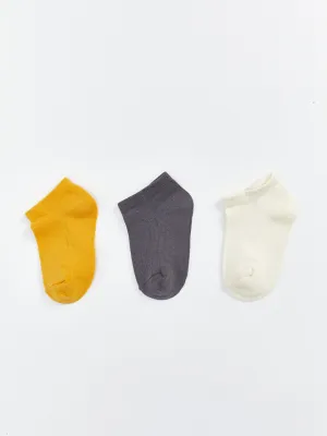 Basic Baby Girl Booties Socks 3-pack