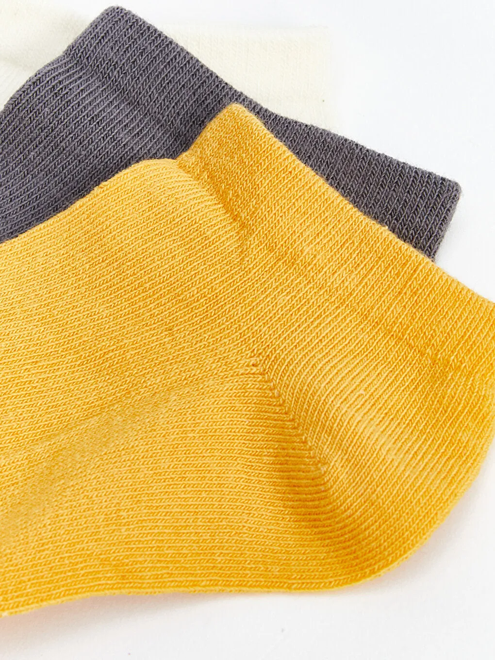 Basic Baby Girl Booties Socks 3-pack