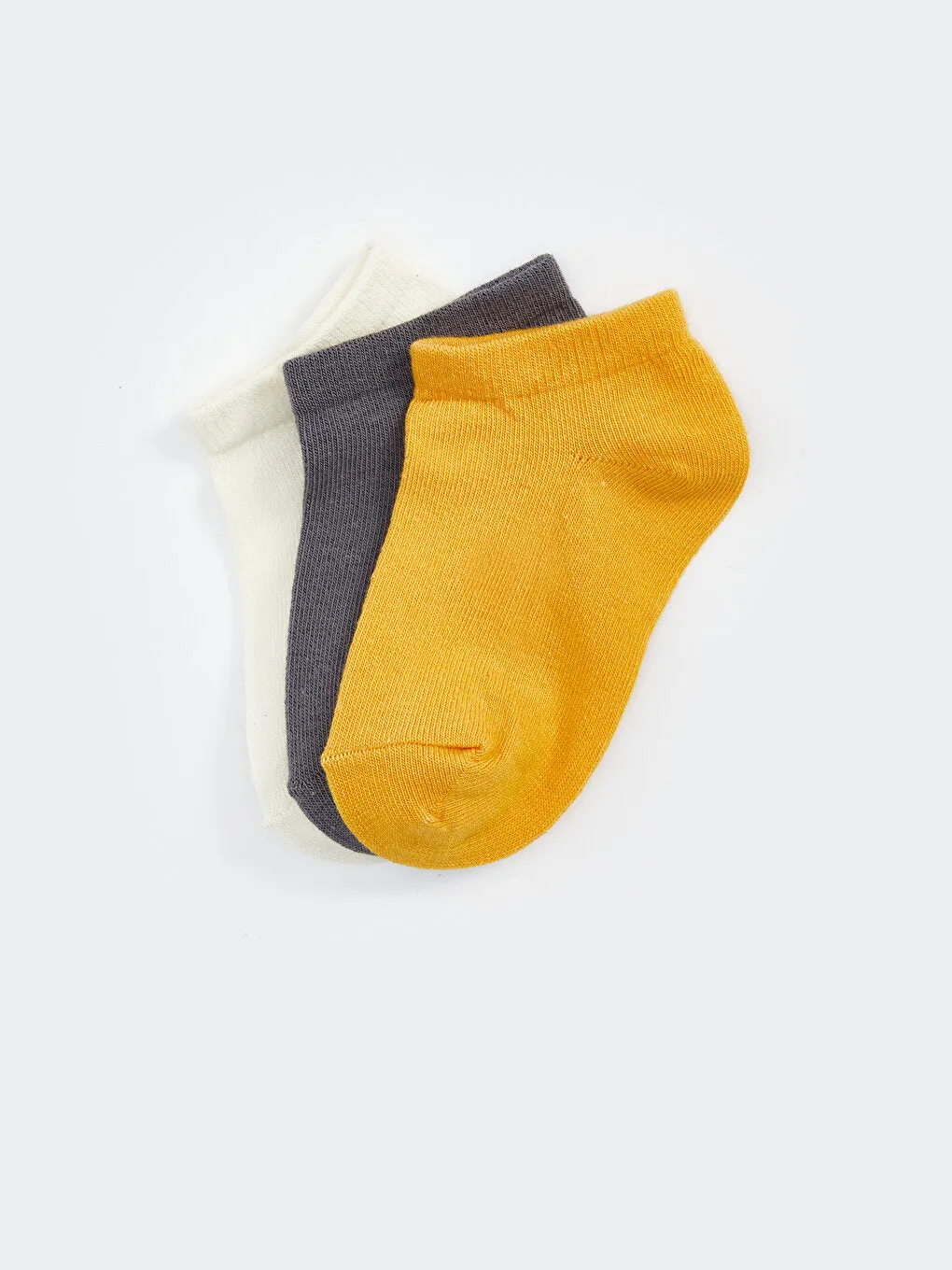 Basic Baby Girl Booties Socks 3-pack