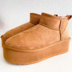 Benji Faux Fur Platform Bootie