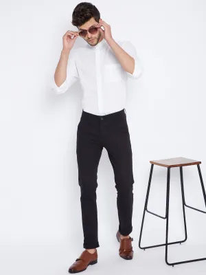 Black Slim Fit Trousers