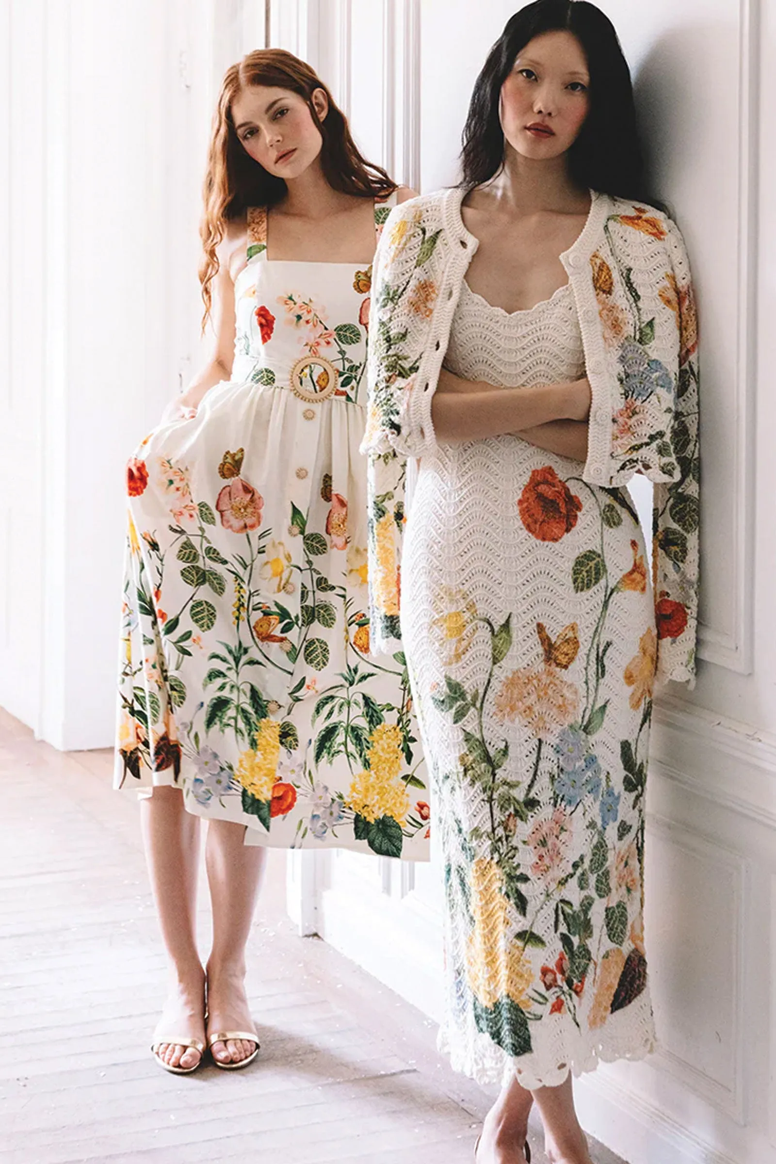 Cara Cara Candace Dress in Nectar Egret