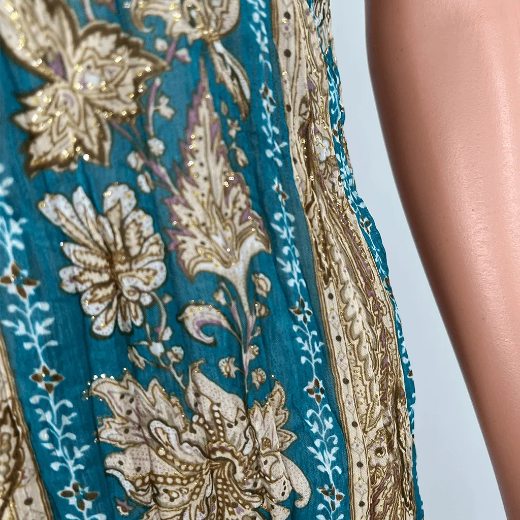 Cherrie Paisley Slip Dress 10