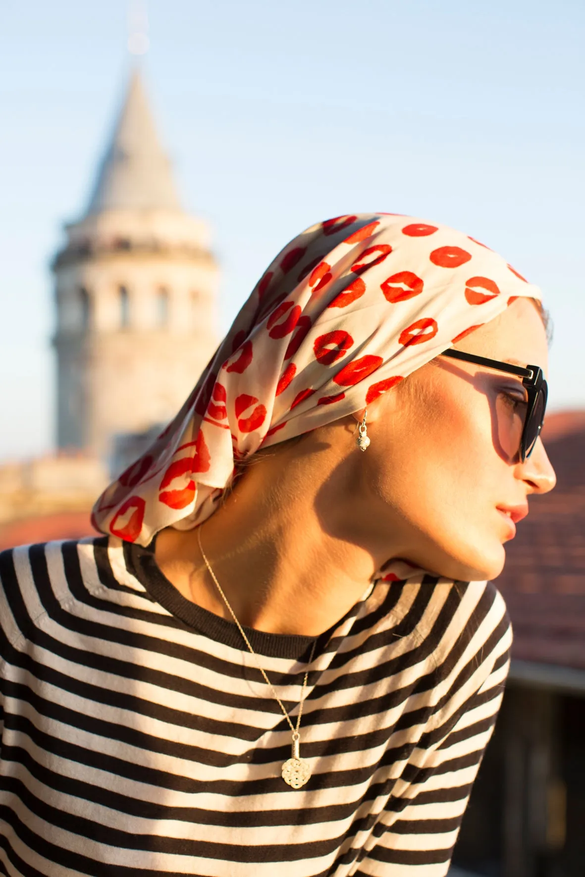 Circassian Woven Silver Earrings