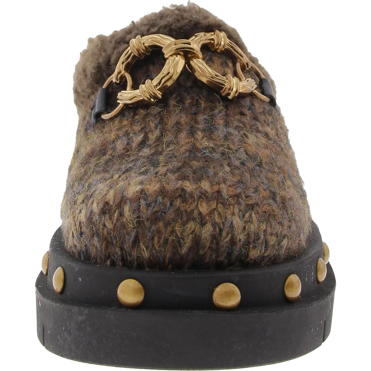 Circus by Sam Edelman Womens Annie Cozy Faux Fur Knit Mules