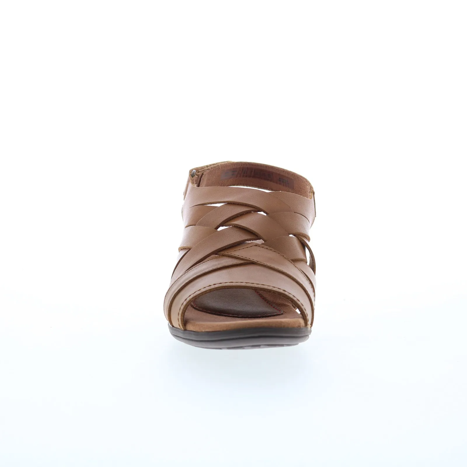 Cobb Hill Laurel Woven Sandal CJ0928 Womens Brown Slingback Sandals Shoes