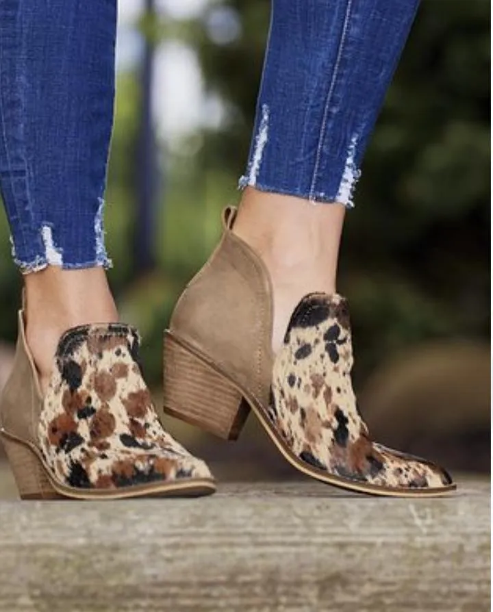 ﻿CORKYS LIMITLESS COW BOOTIES BOOTS