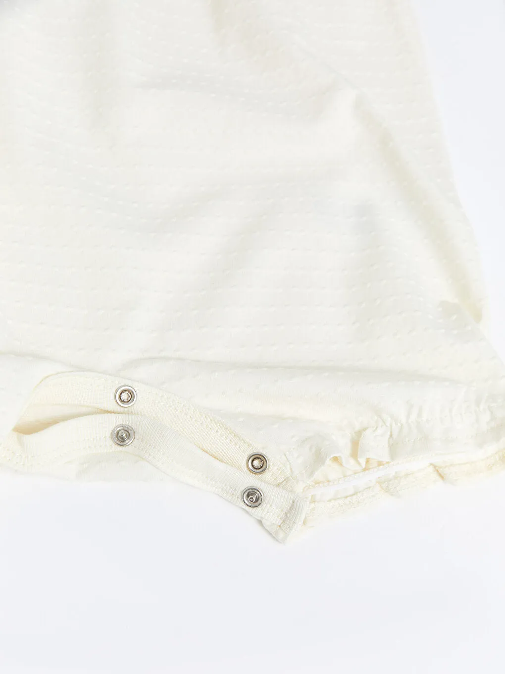 Crew Neck Basic Cotton Baby Girl Jumpsuit