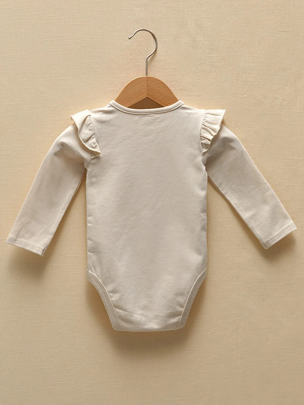 Crew Neck Long Sleeve Printed Organic Cotton Baby Girl 3-Piece Set