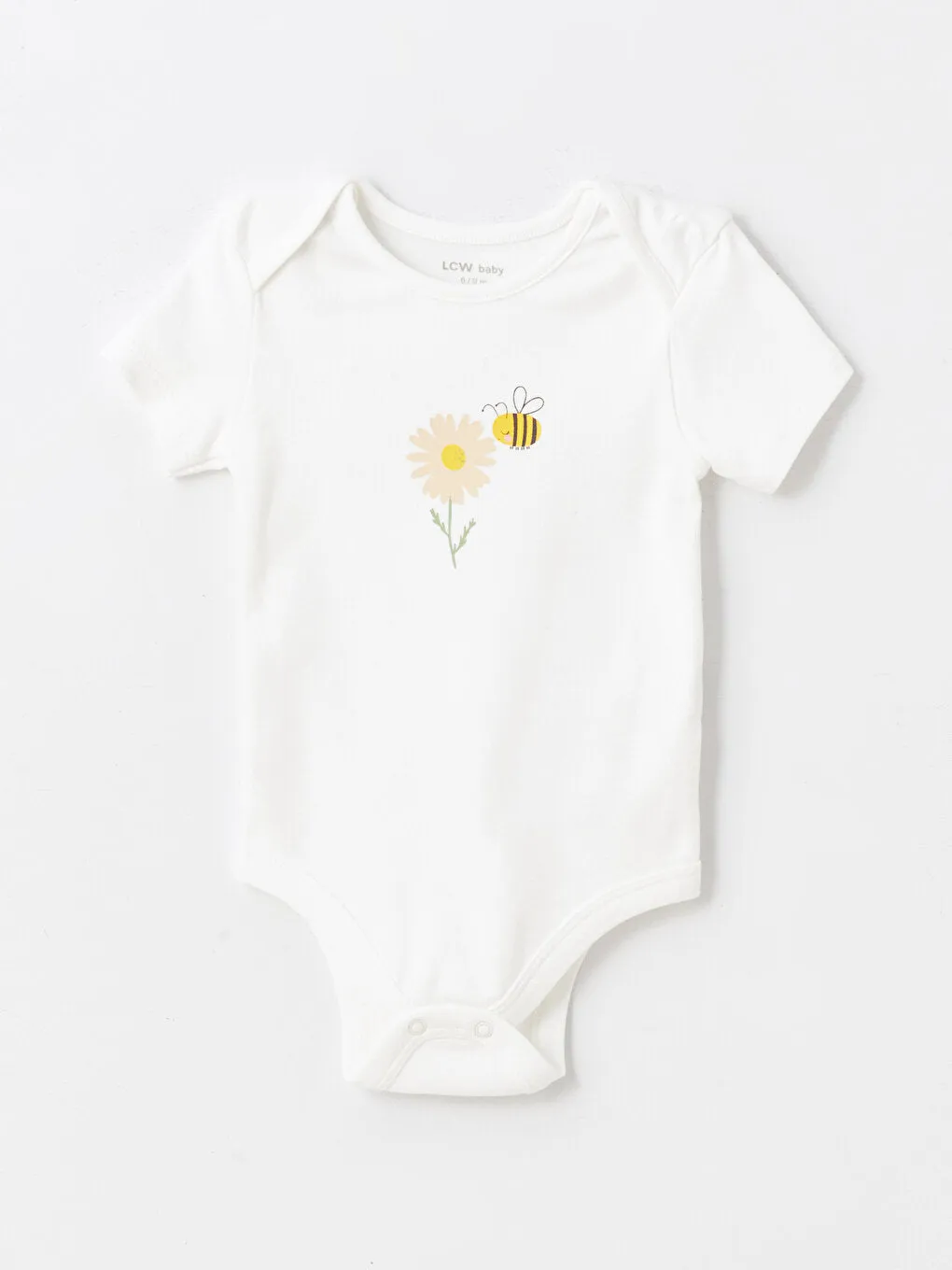Crew Neck Printed Baby Girl Hospital Discharge Set 4-Piece