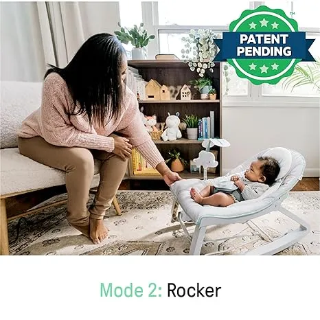 Ingenuity Keep Cozy 3 in 1 Grow With Me Bounce & Rock Seat Weaver