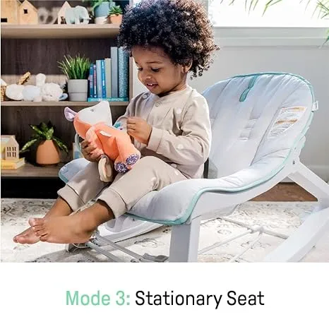 Ingenuity Keep Cozy 3 in 1 Grow With Me Bounce & Rock Seat Weaver
