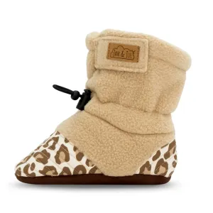 Jan & Jul Stay-Put Cozy Booties - Leopard