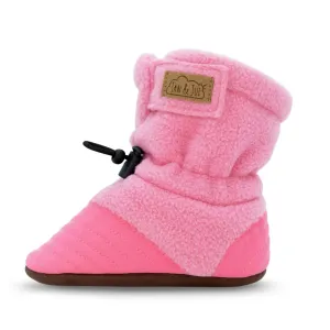 Jan & Jul Stay-Put Cozy Booties - Watermelon Pink