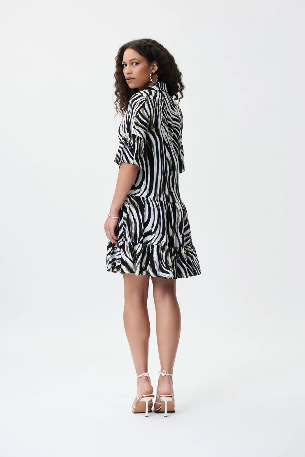 Joseph Ribkoff Vanilla/Multi Dress Style 231134