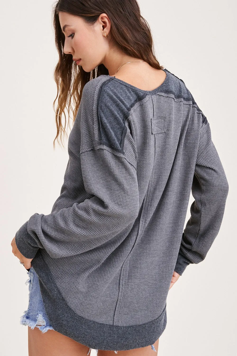 Kacey Top - Charcoal