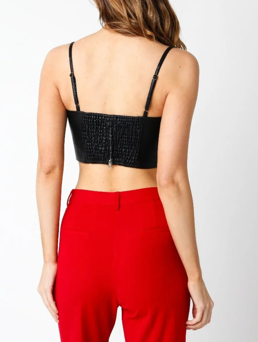 Keyhole Asymmetric Crop Top