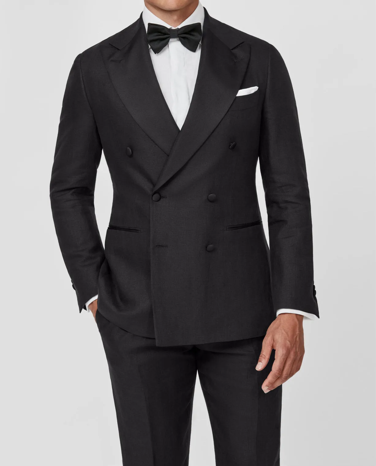 Libeco Black Pure Linen Plain Weave