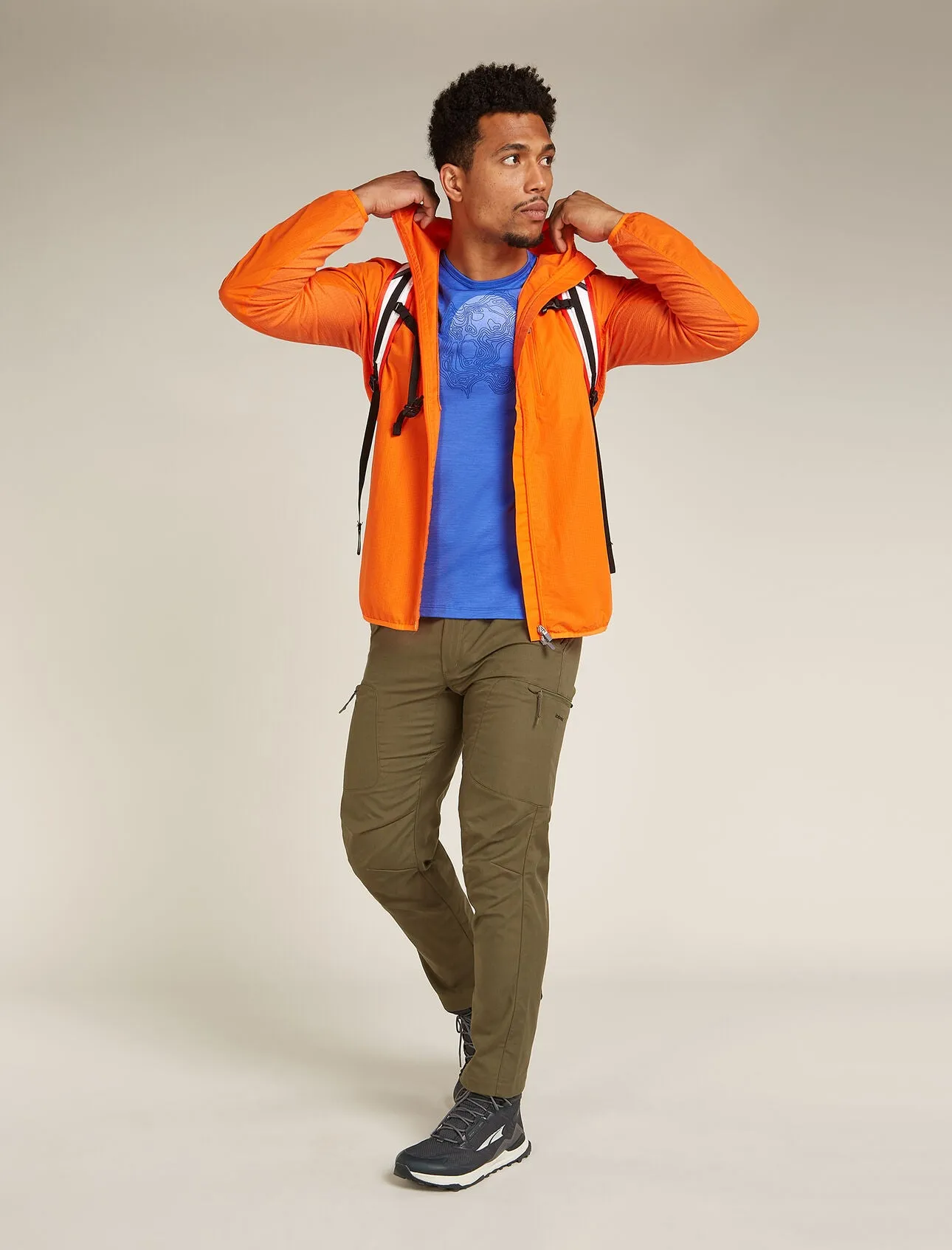 Merino 200 Oasis Long Sleeve Crewe Thermal Top Ruapehu Round (Men's) - IB0A572O - Past Season
