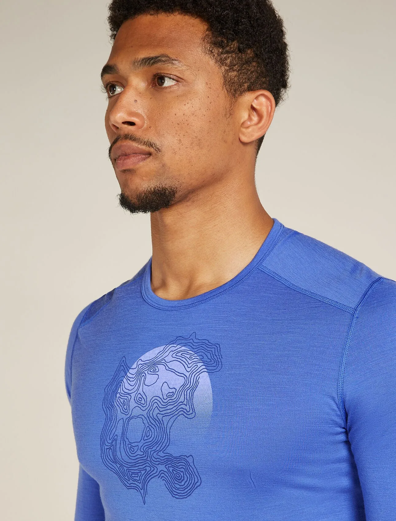 Merino 200 Oasis Long Sleeve Crewe Thermal Top Ruapehu Round (Men's) - IB0A572O - Past Season