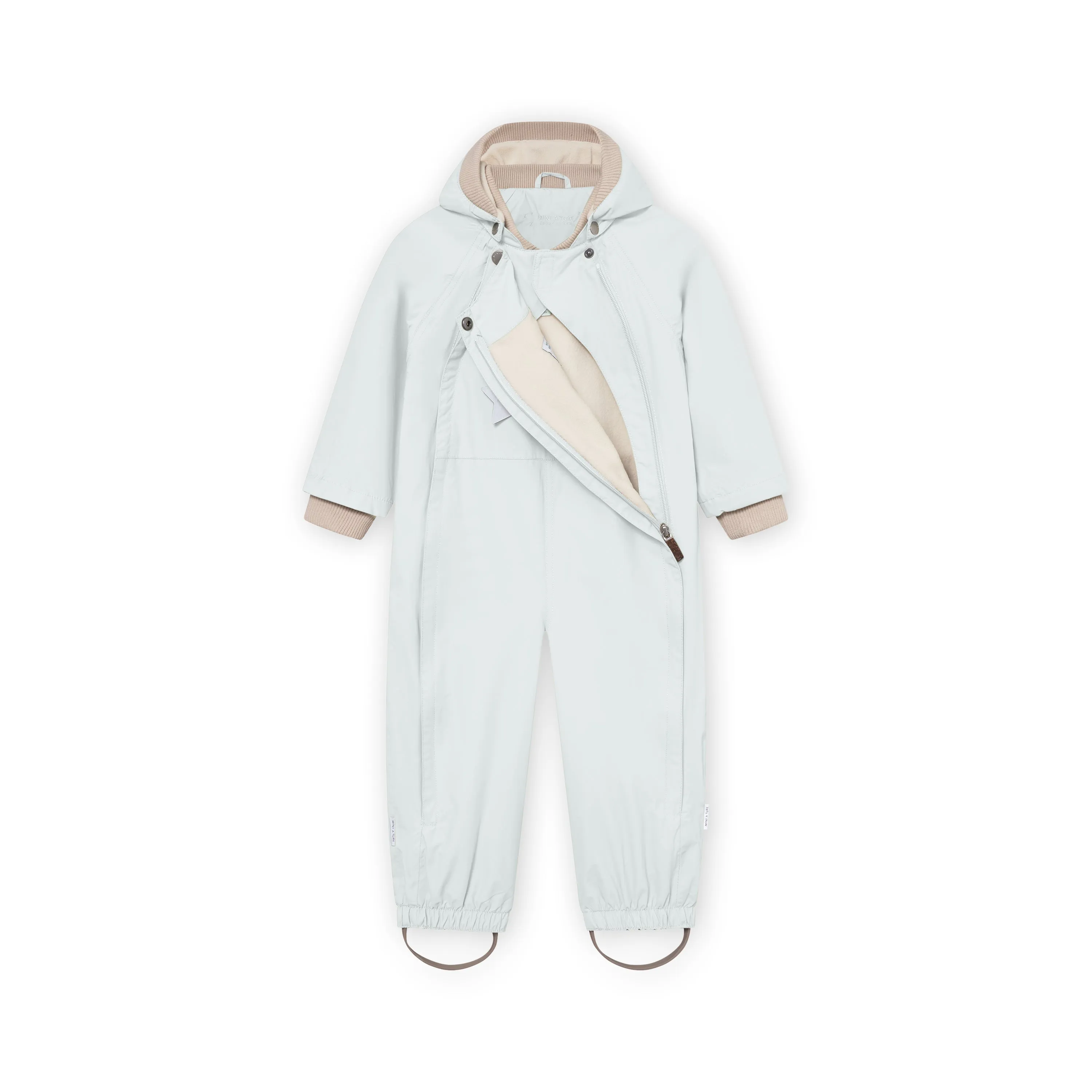MINI A TURE MATWISTO FLEECE LINED SPRING COVERALL BLUE METAL GRS