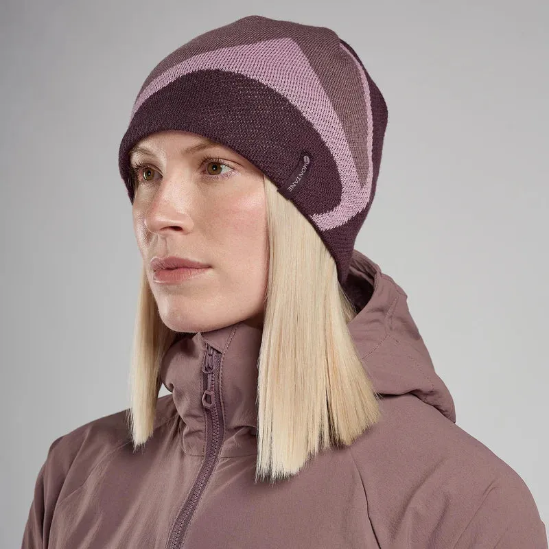 Montane Logo Beanie Hat - Mulberry