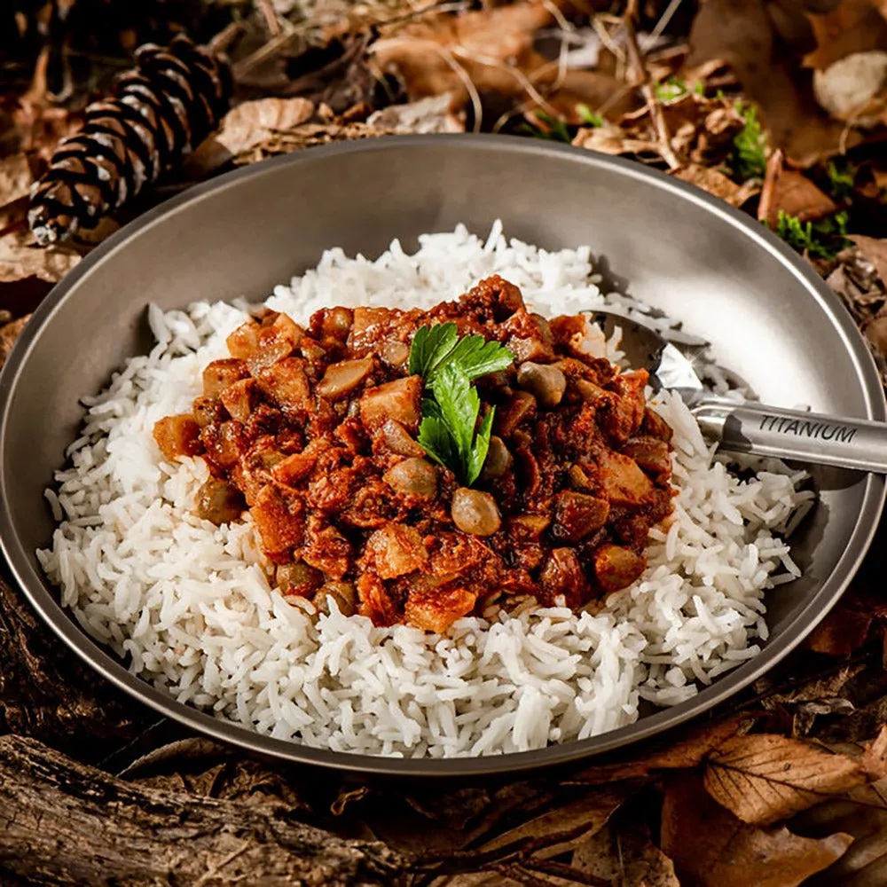 On Track MRE Chickpea Curry