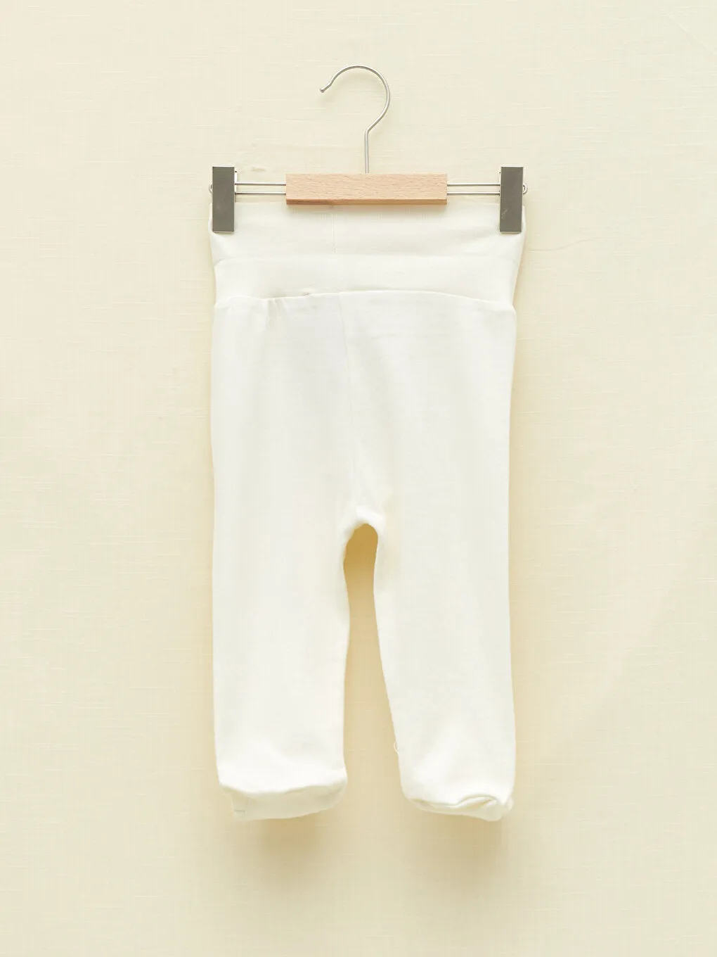 Organic Cotton Trousers with Elastic Waist, 2-Piece