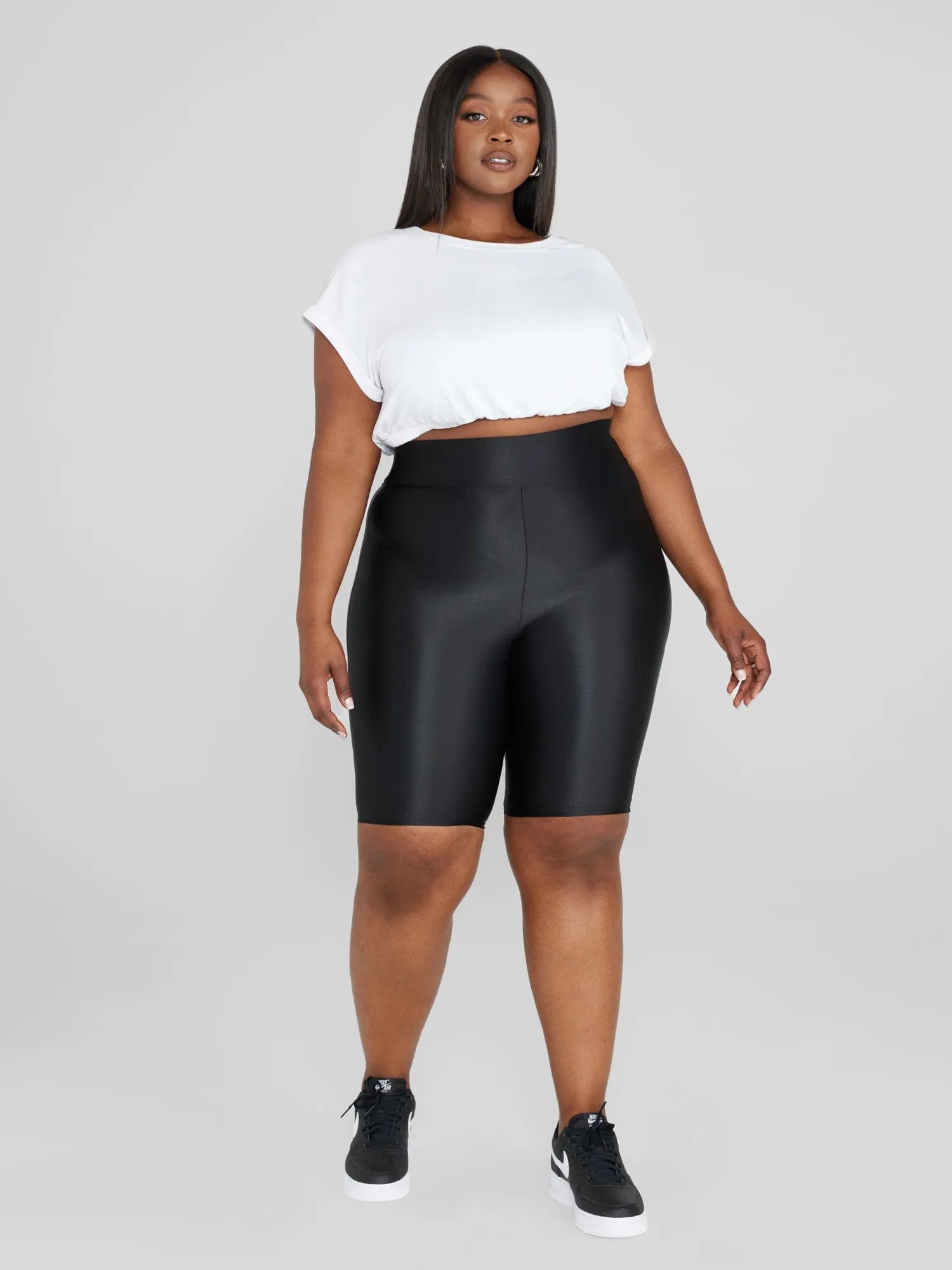 Pia High-Shine Bike Shorts