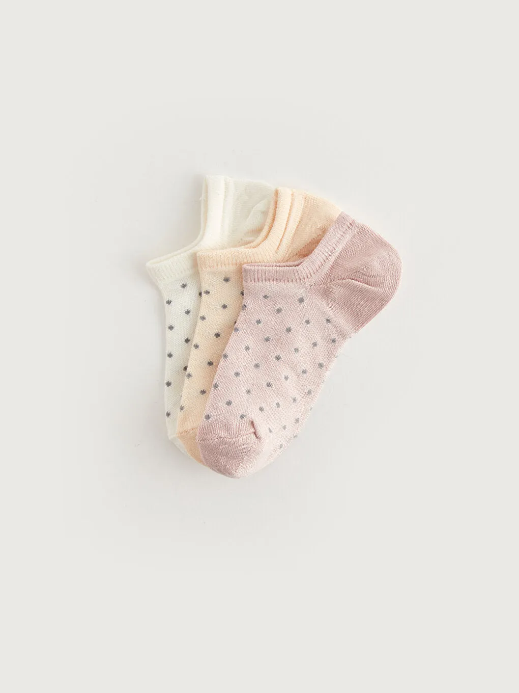 Polka Dot Women's Booties Socks Pack of 3