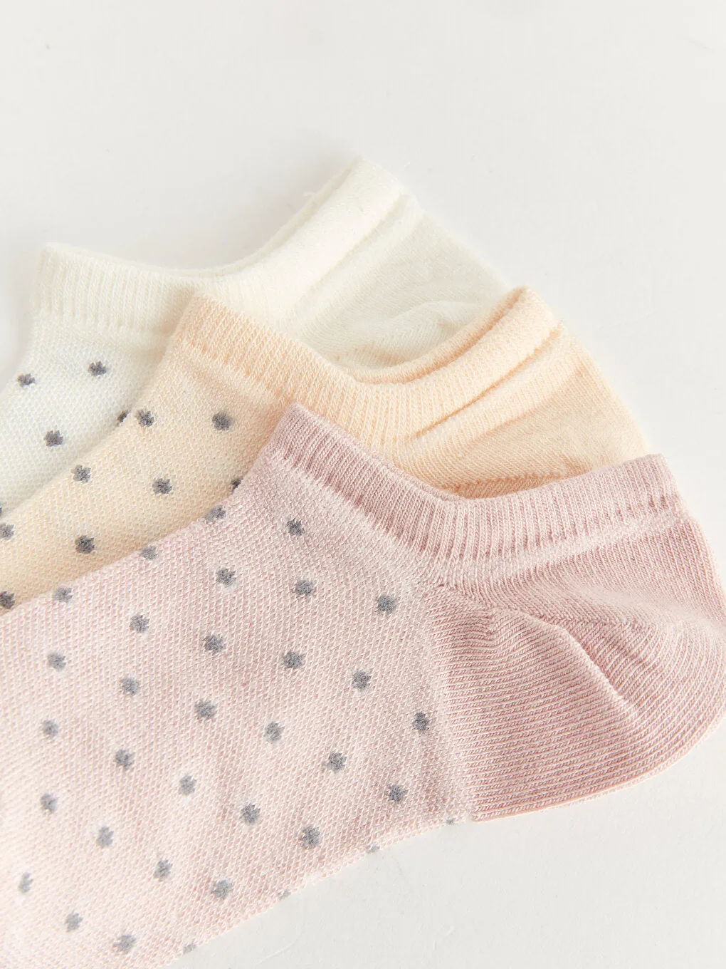 Polka Dot Women's Booties Socks Pack of 3
