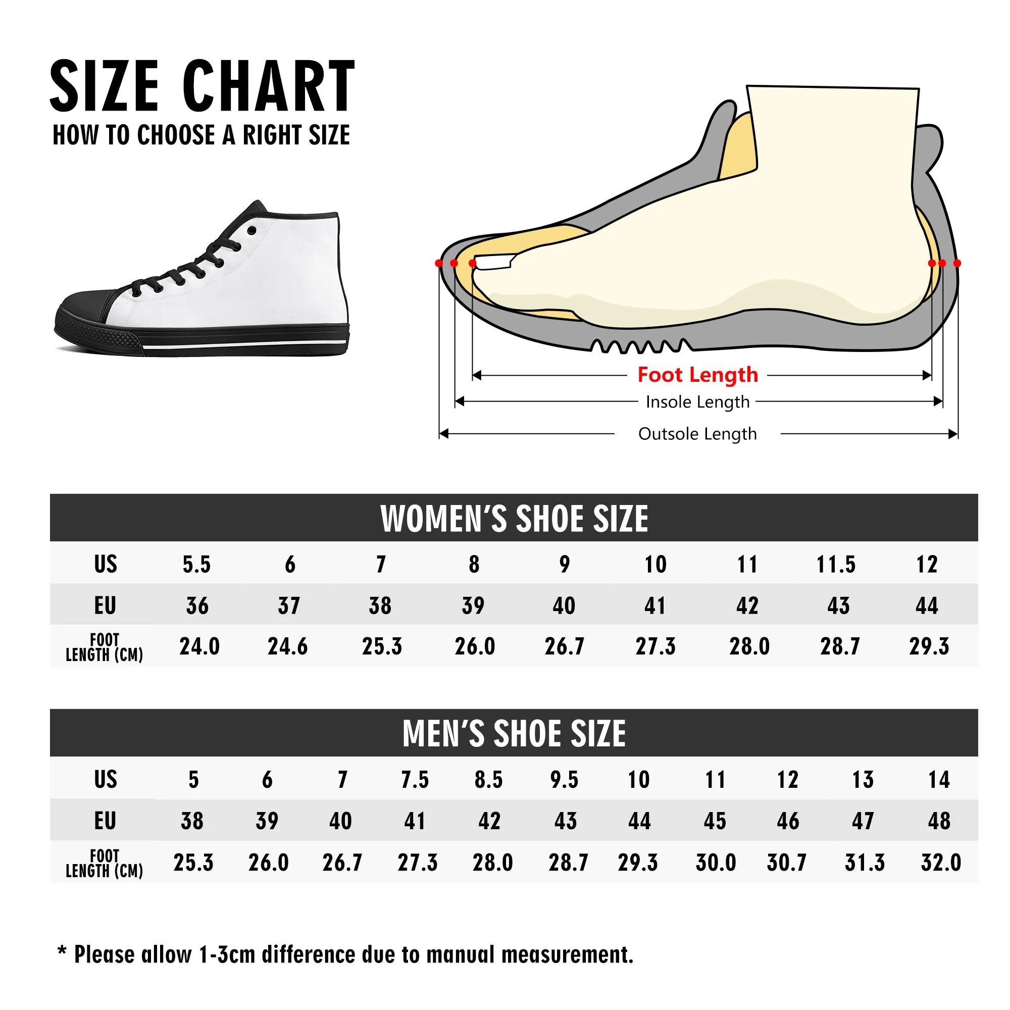 Rainbow Swirl Womens High Top Canvas Shoes