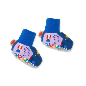 Rocket Ride Baby Booties
