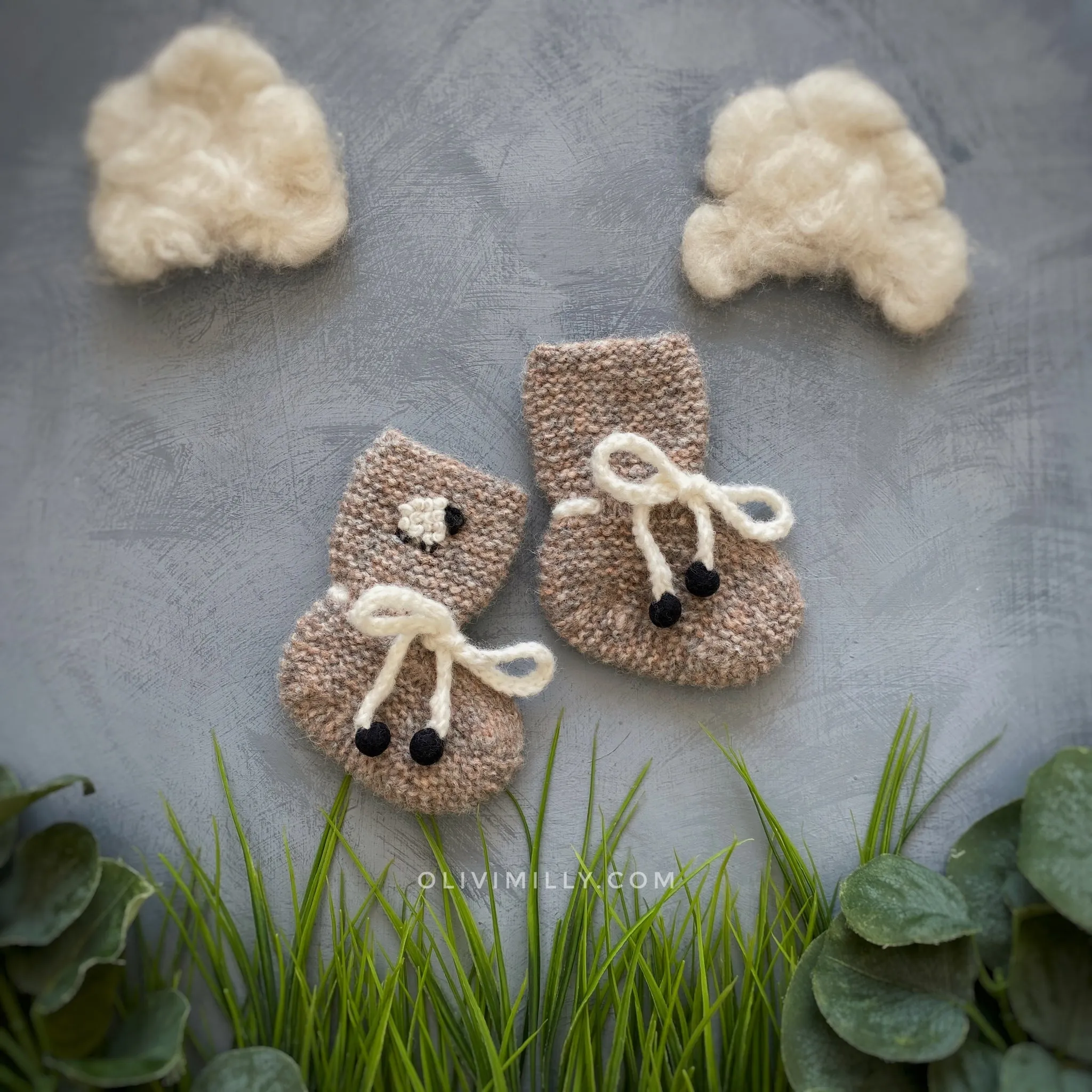 Sheeps Booties |beigebrown| in stock (9-12m)