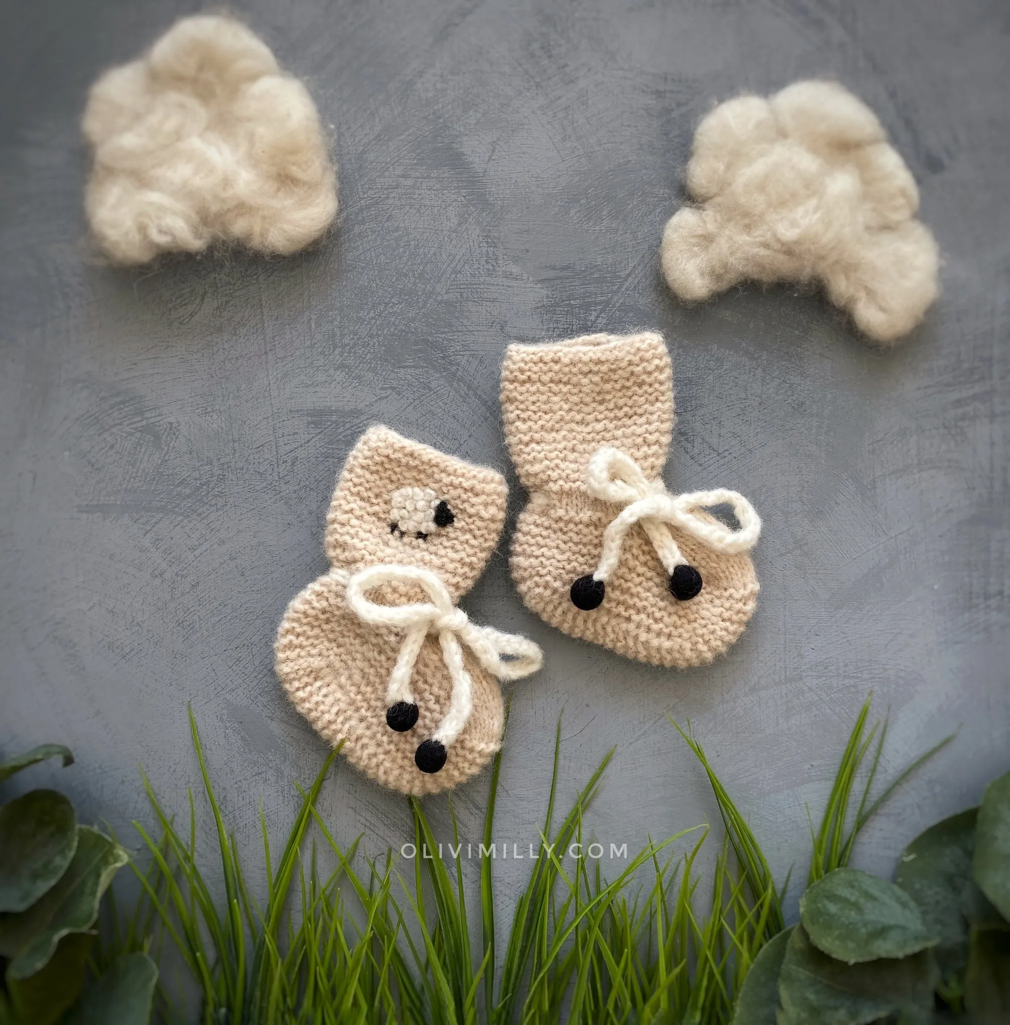Sheeps Booties | wheat