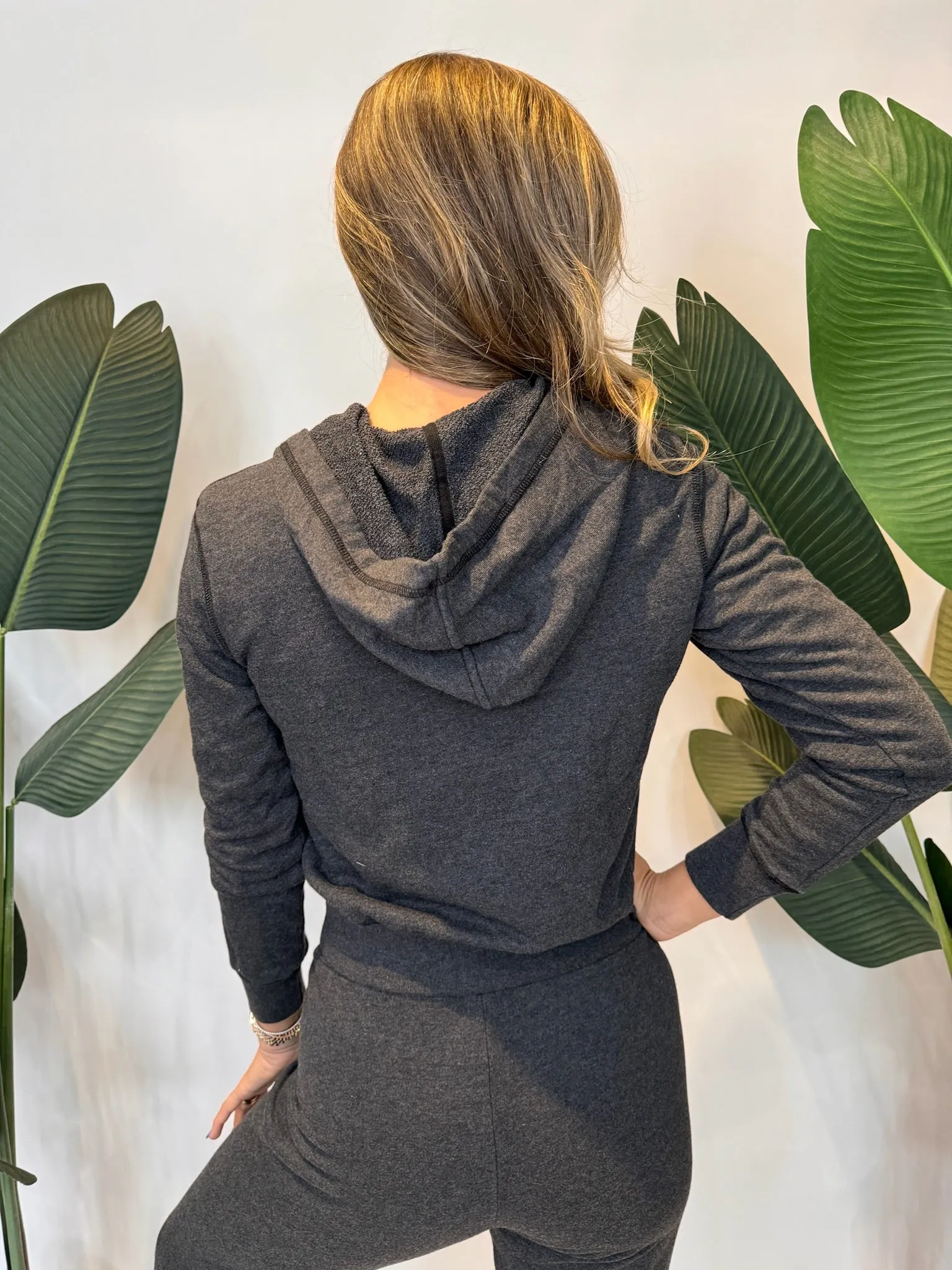 Sundry Zip Pocket Hoodie Black