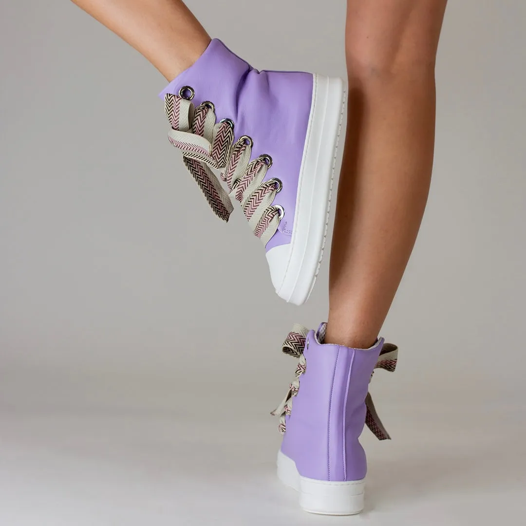 Tenacity Lilac Leather