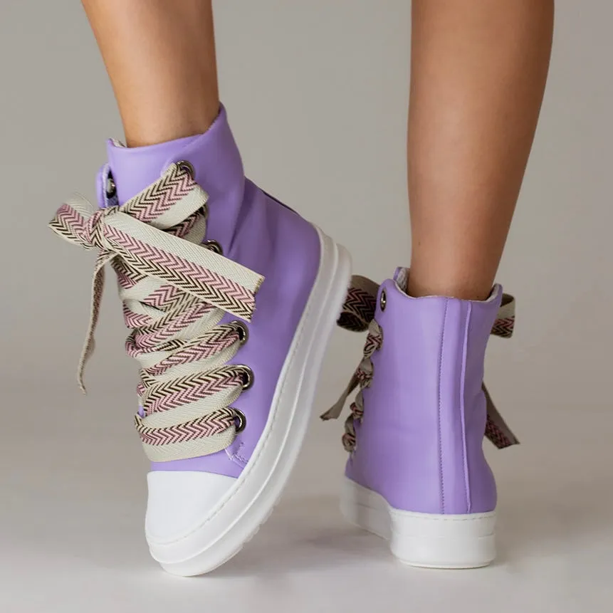 Tenacity Lilac Leather