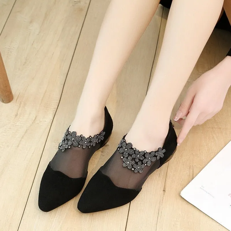 Women's Wedding Flats | Slip On Closed Toe