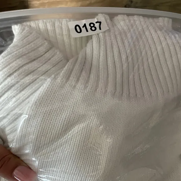 Women's White Sweater