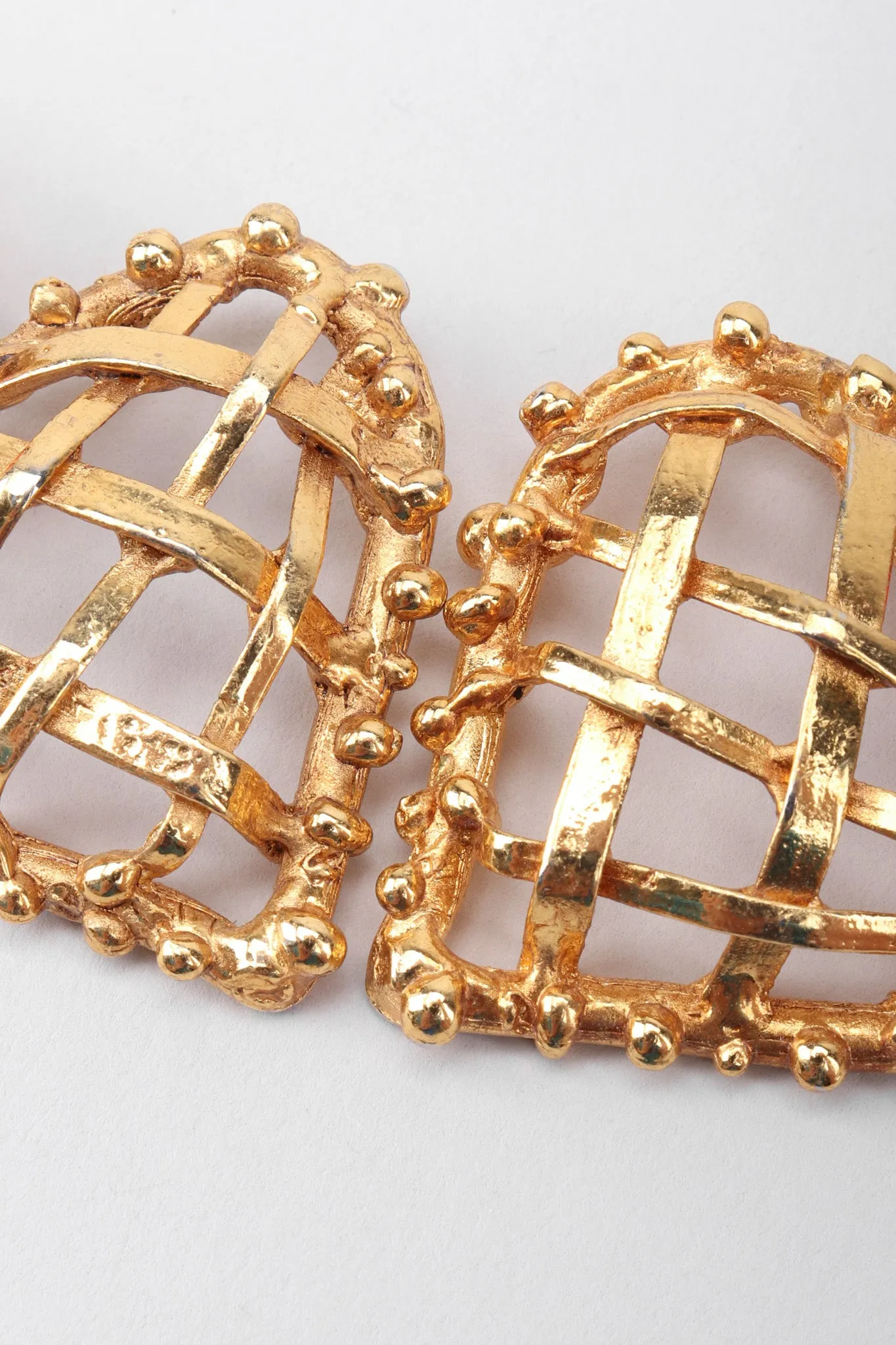 Woven Heart Crown Earrings