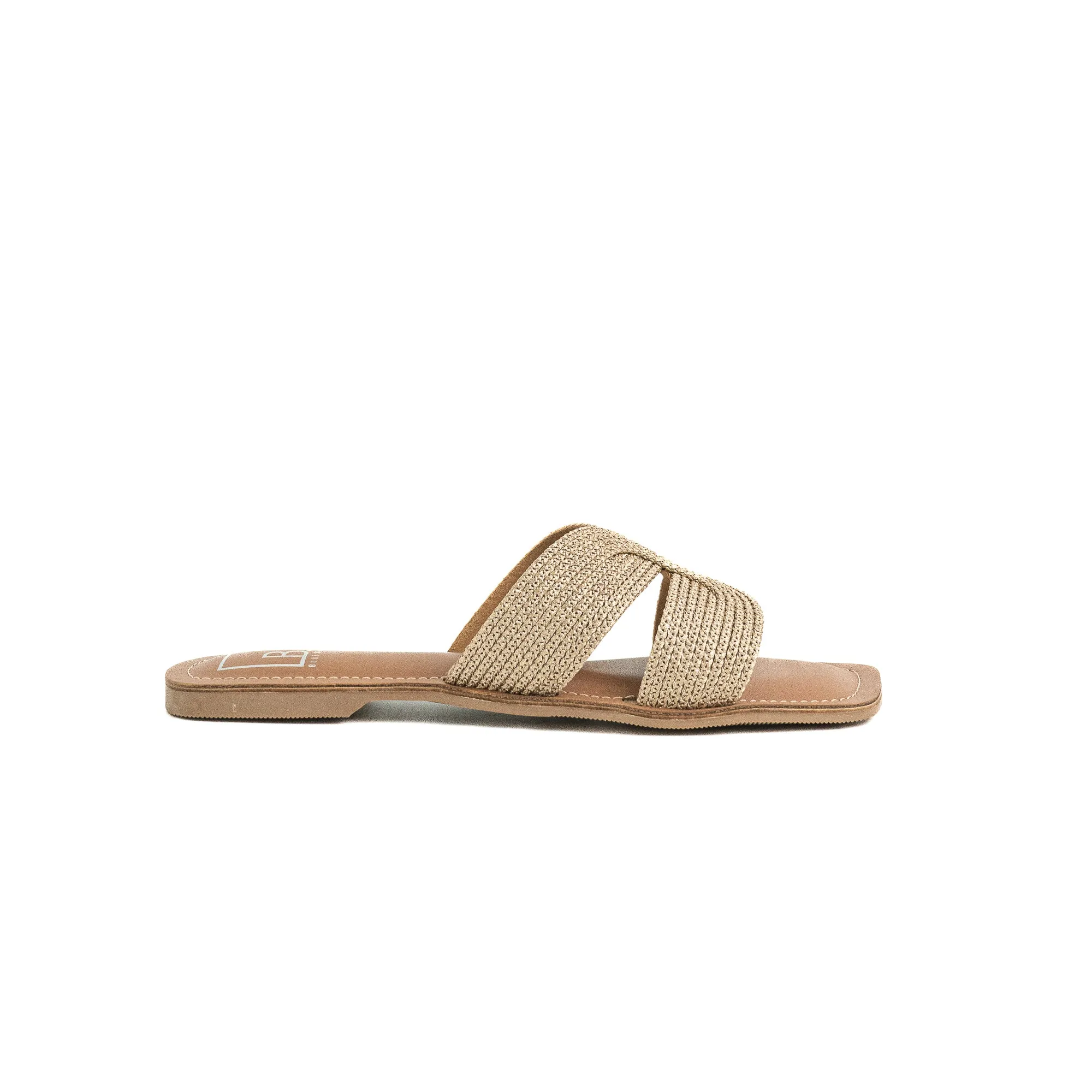 Woven Strap Slip-On Flat